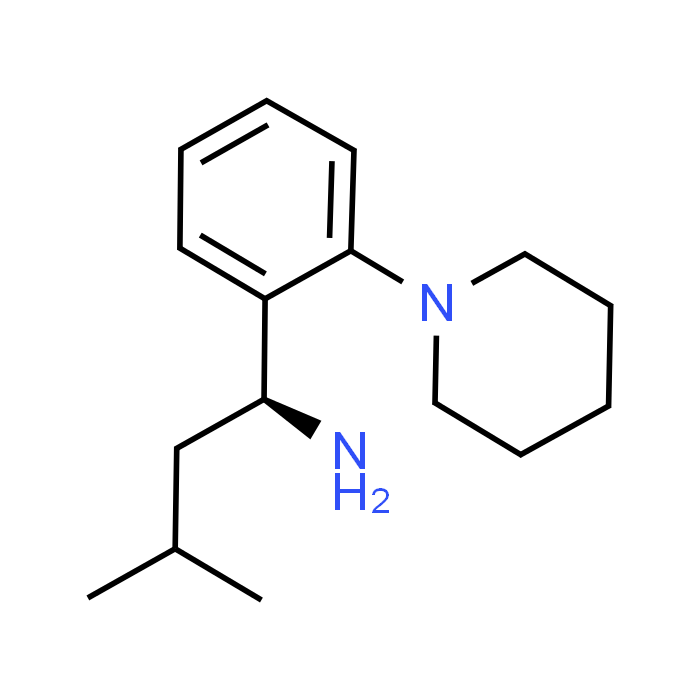 (S)-3-Methyl-1-(2-(piperidin-1-yl)phenyl)butan-1-amine