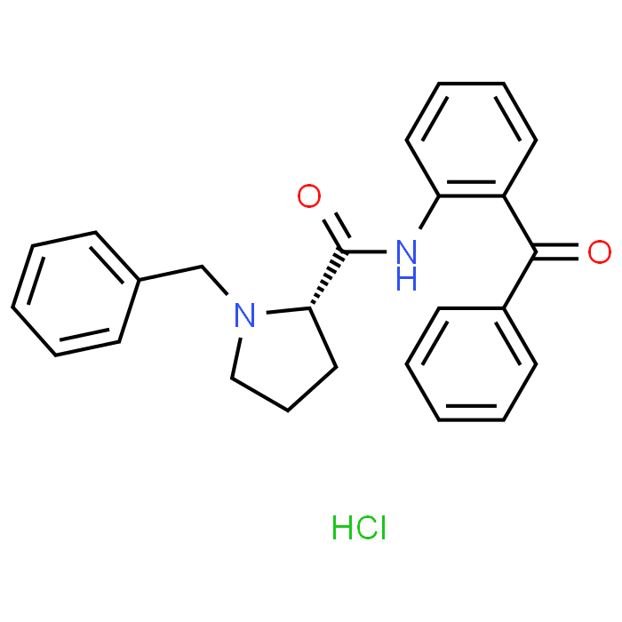 (S)-N-(2-Benzoylphenyl)-1-benzylpyrrolidine-2-carboxamide hydrochloride