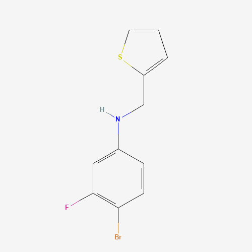 4-Bromo-3-fluoro-N-(thiophen-2-ylmethyl)aniline