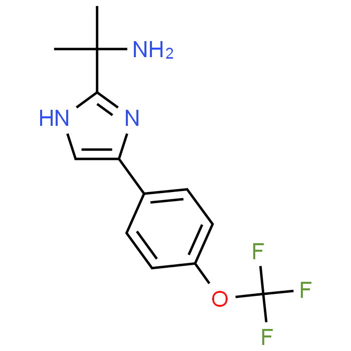 2-(4-(4-(Trifluoromethoxy)phenyl)-1H-imidazol-2-yl)propan-2-amine