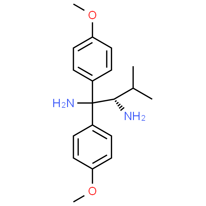 (S)-1,1-Bis(4-methoxyphenyl)-3-methylbutane-1,2-diamine