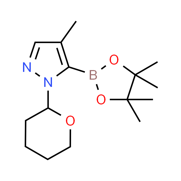 4-Methyl-1-(tetrahydro-2H-pyran-2-yl)-5-(4,4,5,5-tetramethyl-1,3,2-dioxaborolan-2-yl)-1H-pyrazole