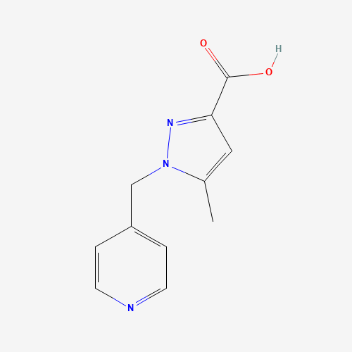 5-Methyl-1-(pyridin-4-ylmethyl)-1H-pyrazole-3-carboxylic acid