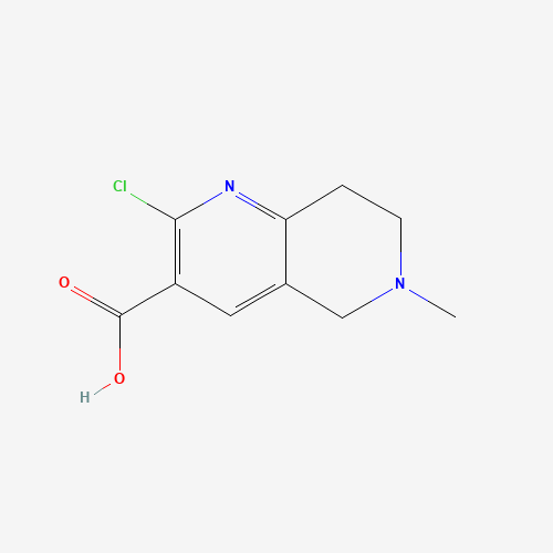 2-Chloro-6-methyl-5,6,7,8-tetrahydro-1,6-naphthyridine-3-carboxylic acid
