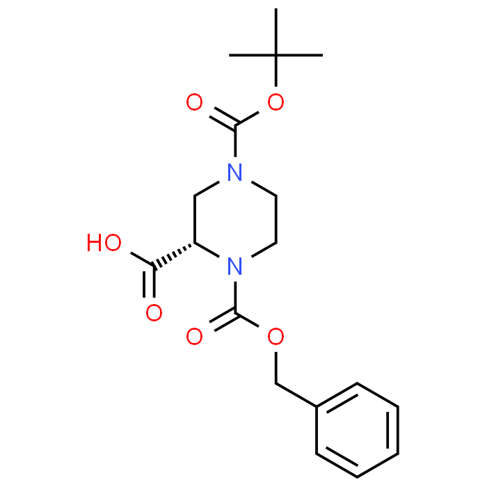 (S)-1-((Benzyloxy)carbonyl)-4-(tert-butoxycarbonyl)piperazine-2-carboxylic acid