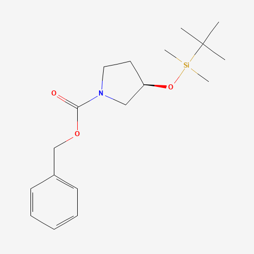 (R)-Benzyl 3-((tert-butyldimethylsilyl)oxy)pyrrolidine-1-carboxylate