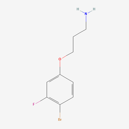 3-(4-Bromo-3-fluorophenoxy)propan-1-amine