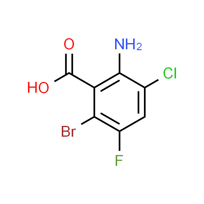 2-Amino-6-bromo-3-chloro-5-fluorobenzoic acid