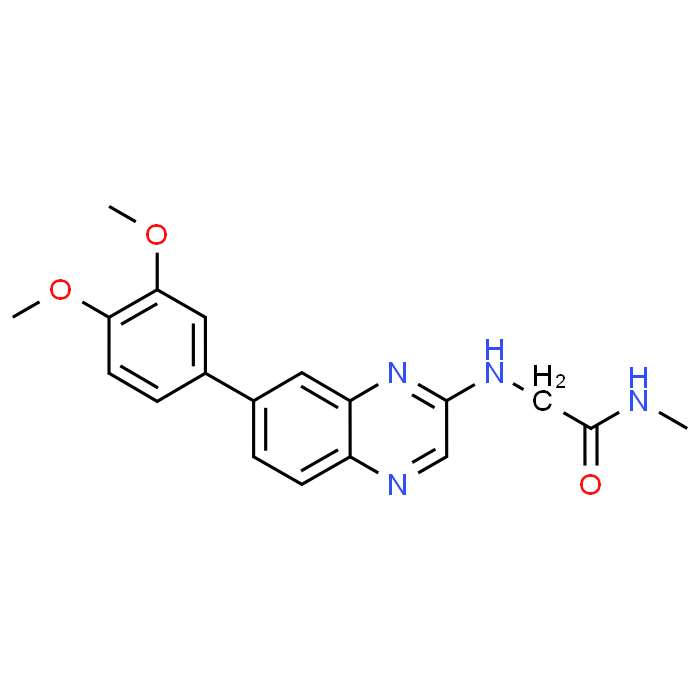 2-((7-(3,4-Dimethoxyphenyl)quinoxalin-2-yl)amino)-N-methylacetamide