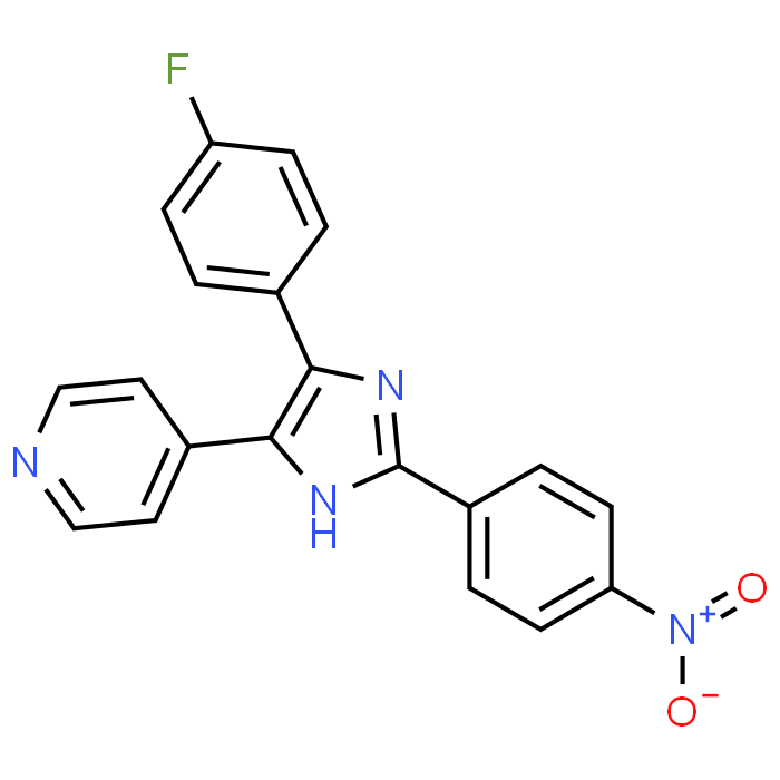4-(4-(4-Fluorophenyl)-2-(4-nitrophenyl)-1H-imidazol-5-yl)pyridine