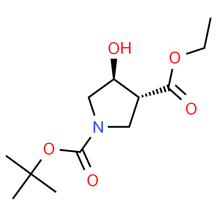 1-(tert-Butyl) 3-ethyl (3R,4S)-4-hydroxypyrrolidine-1,3-dicarboxylate