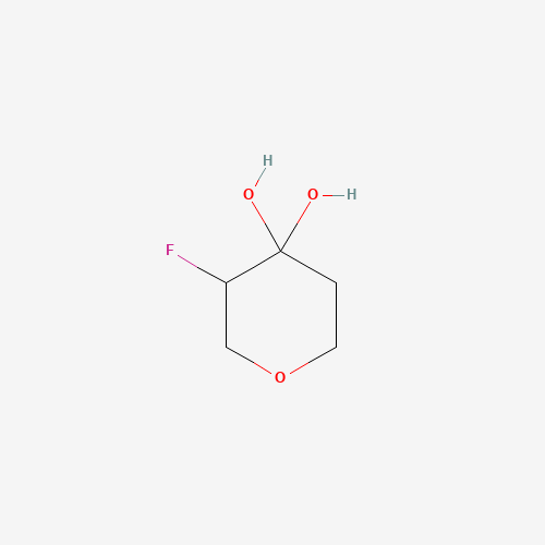 3-Fluorotetrahydro-4H-pyran-4,4-diol