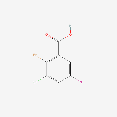 2-Bromo-3-chloro-5-fluorobenzoic acid