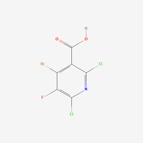 4-Bromo-2,6-dichloro-5-fluoronicotinic acid
