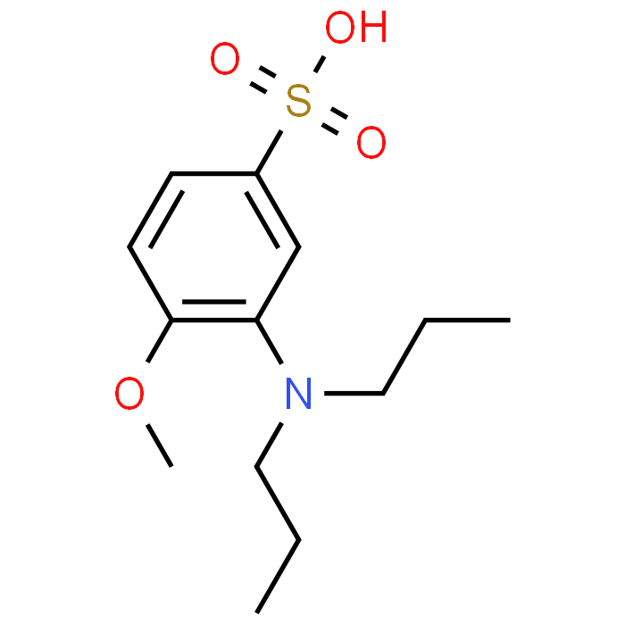 3-(Dipropylamino)-4-methoxybenzenesulfonic acid