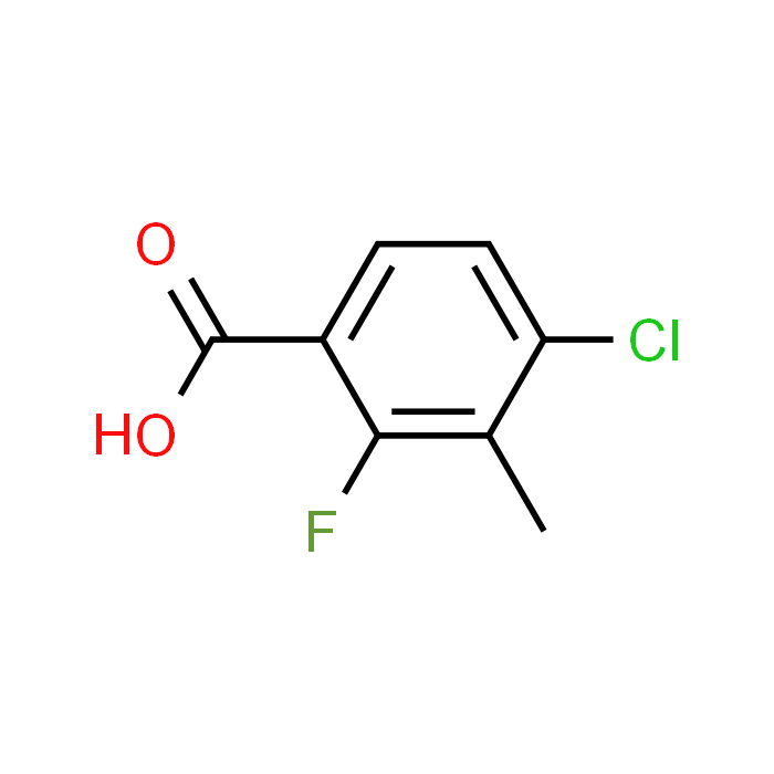4-Chloro-2-fluoro-3-methylbenzoic acid