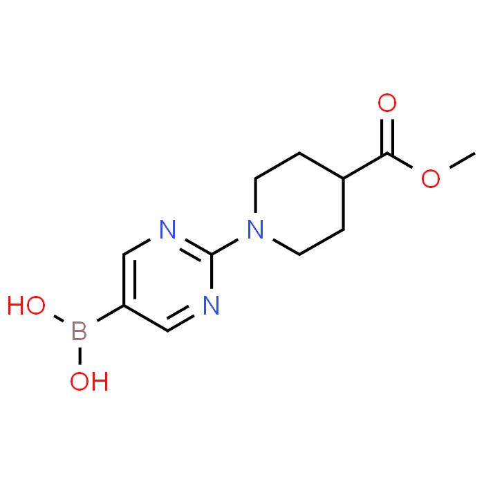 (2-(4-(Methoxycarbonyl)piperidin-1-yl)pyrimidin-5-yl)boronic acid