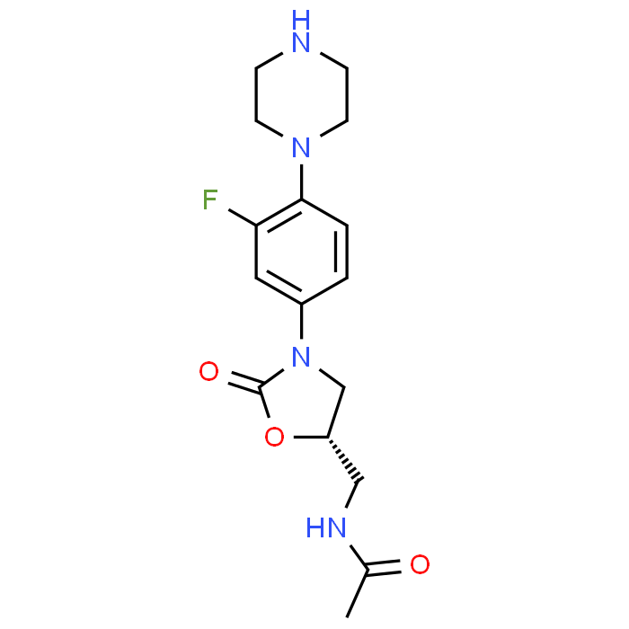 (S)-N-((3-(3-Fluoro-4-(piperazin-1-yl)phenyl)-2-oxooxazolidin-5-yl)methyl)acetamide