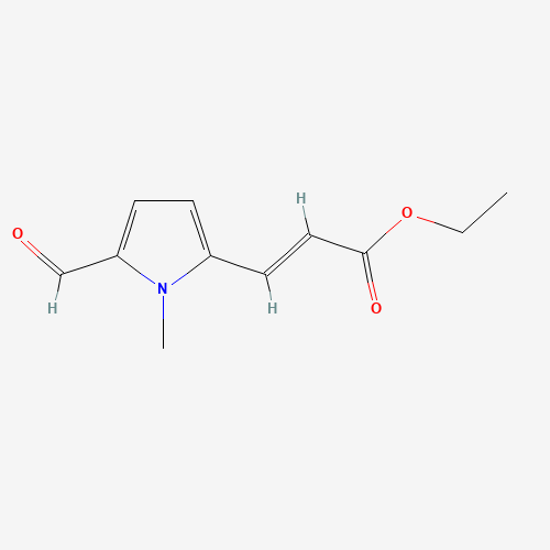 Ethyl (E)-3-(5-formyl-1-methyl-1H-pyrrol-2-yl)acrylate