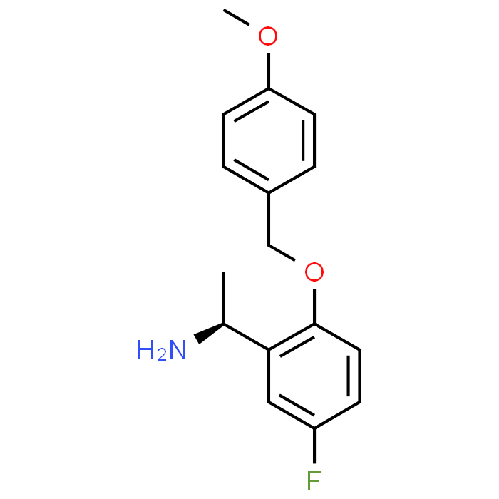 (S)-1-(5-fluoro-2-((4-methoxybenzyl)oxy)phenyl)ethan-1-amine