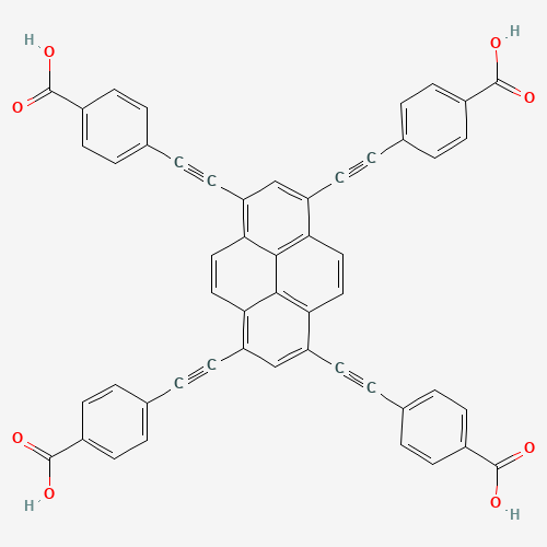 4,4',4'',4'''-(Pyrene-1,3,6,8-tetrayltetrakis(ethyne-2,1-diyl))tetrabenzoic acid