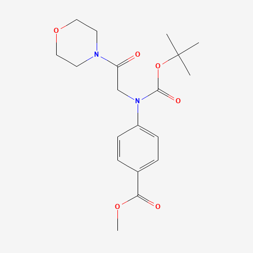 Methyl 4-((tert-butoxycarbonyl)(2-morpholino-2-oxoethyl)amino)benzoate