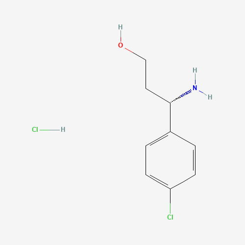(S)-3-Amino-3-(4-chlorophenyl)propan-1-ol hydrochloride