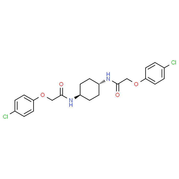 N,N'-(trans-cyclohexane-1,4-diyl)bis(2-(4-chlorophenoxy)acetamide)