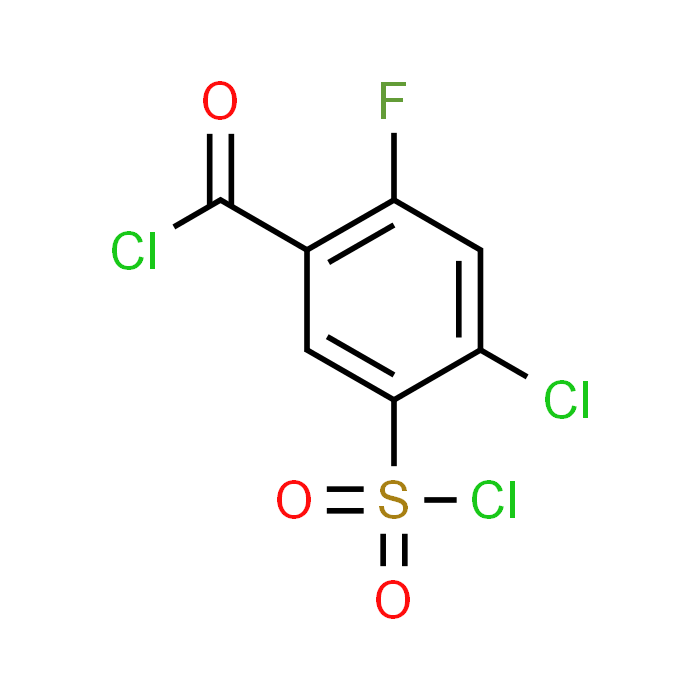 4-Chloro-5-(chlorosulfonyl)-2-fluorobenzoyl chloride