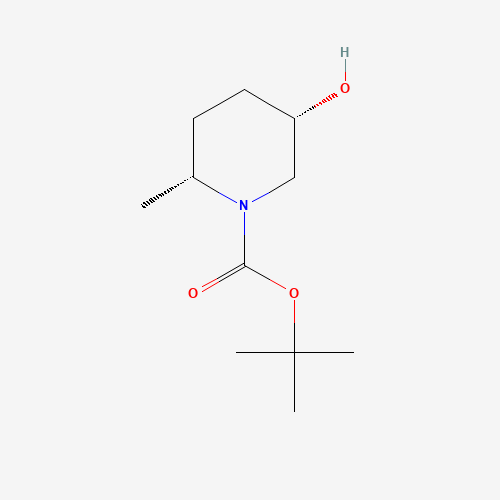 tert-butyl (2R,5S)-5-hydroxy-2-methylpiperidine-1-carboxylate