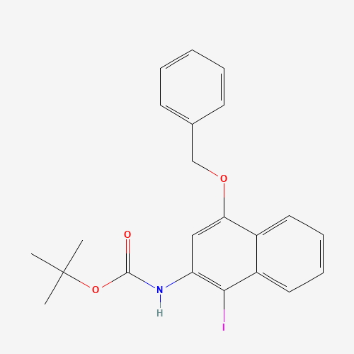 tert-Butyl (4-(benzyloxy)-1-iodonaphthalen-2-yl)carbamate