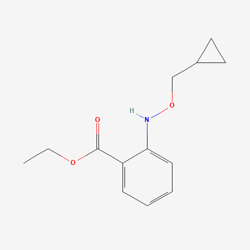 Ethyl 2-((cyclopropylmethoxy)amino)benzoate