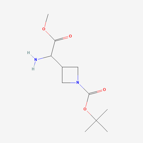 tert-Butyl 3-(1-amino-2-methoxy-2-oxoethyl)azetidine-1-carboxylate