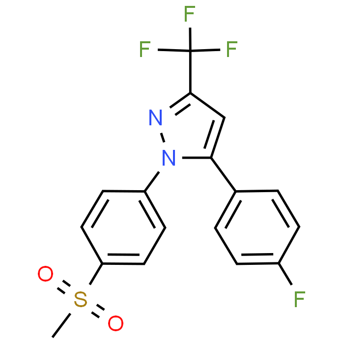5-(4-Fluorophenyl)-1-(4-(methylsulfonyl)phenyl)-3-(trifluoromethyl)-1H-pyrazole