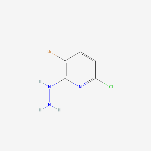 3-Bromo-6-chloro-2-hydrazineylpyridine