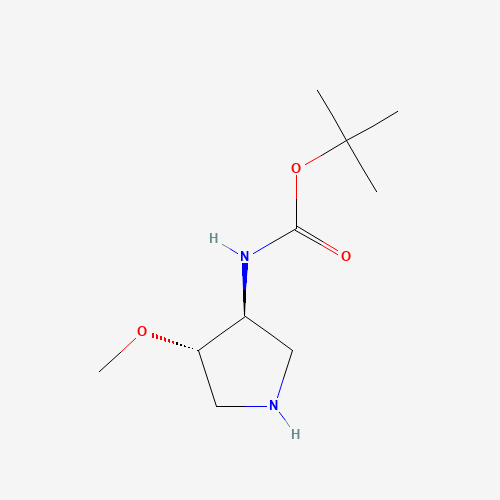 tert-butyl ((3S,4S)-4-methoxypyrrolidin-3-yl)carbamate