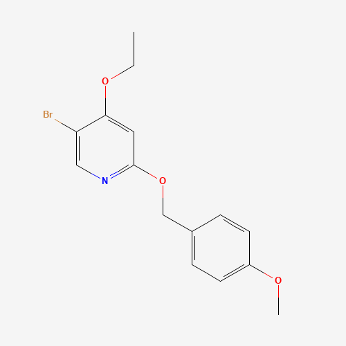 5-Bromo-4-ethoxy-2-((4-methoxybenzyl)oxy)pyridine