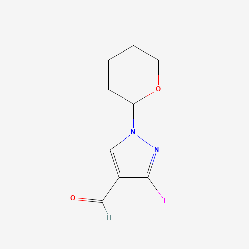 3-Iodo-1-(tetrahydro-2H-pyran-2-yl)-1H-pyrazole-4-carbaldehyde