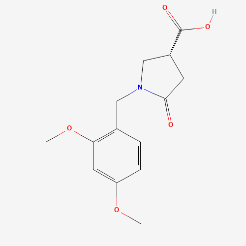(R)-1-(2,4-Dimethoxybenzyl)-5-oxopyrrolidine-3-carboxylic acid