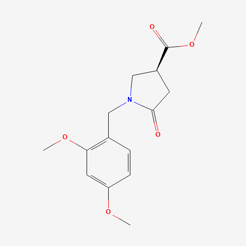 Methyl (S)-1-(2,4-dimethoxybenzyl)-5-oxopyrrolidine-3-carboxylate