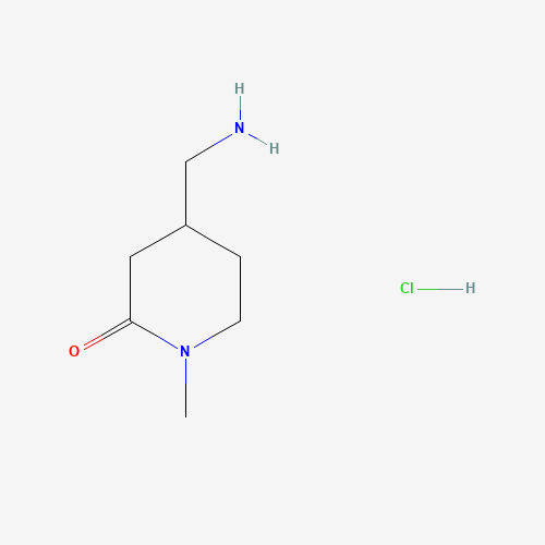 4-(Aminomethyl)-1-methylpiperidin-2-one hydrochloride