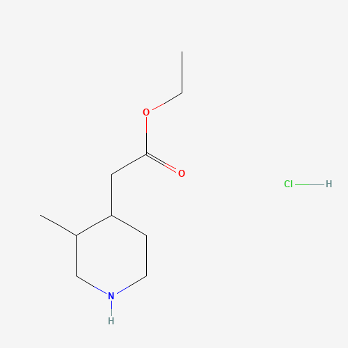 Ethyl 2-(3-methylpiperidin-4-yl)acetate hydrochloride
