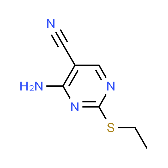 4-Amino-2-(ethylthio)-5-pyrimidinecarbonitrile