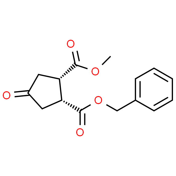cis-1-Benzyl 2-methyl 4-oxocyclopentane-1,2-dicarboxylate