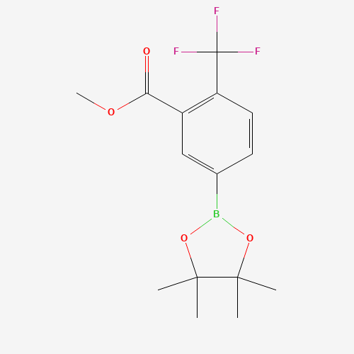 Methyl 5-(4,4,5,5-tetramethyl-1,3,2-dioxaborolan-2-yl)-2-(trifluoromethyl)benzoate
