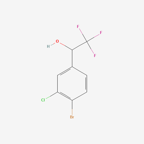1-(4-Bromo-3-chlorophenyl)-2,2,2-trifluoroethan-1-ol