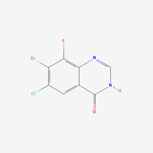 7-Bromo-6-chloro-8-fluoroquinazolin-4(3H)-one