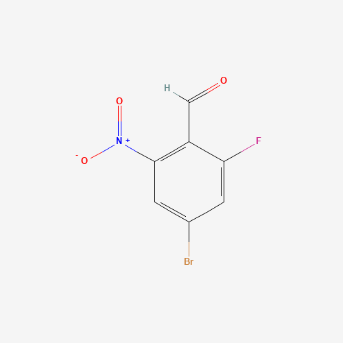 4-Bromo-2-fluoro-6-nitrobenzaldehyde