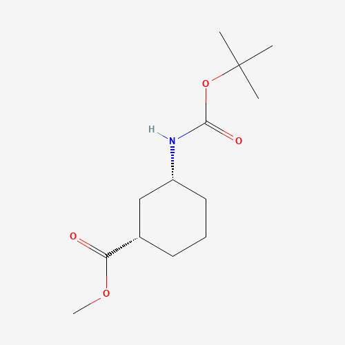 (1S,3R)-methyl 3-(tert-butoxycarbonylamino)cyclohexanecarboxylate