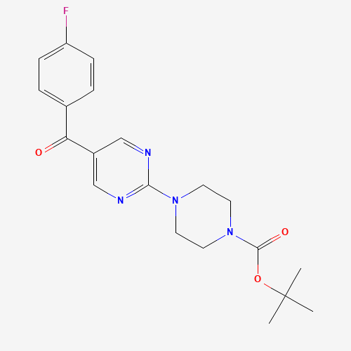 tert-Butyl 4-(5-(4-fluorobenzoyl)pyrimidin-2-yl)piperazine-1-carboxylate